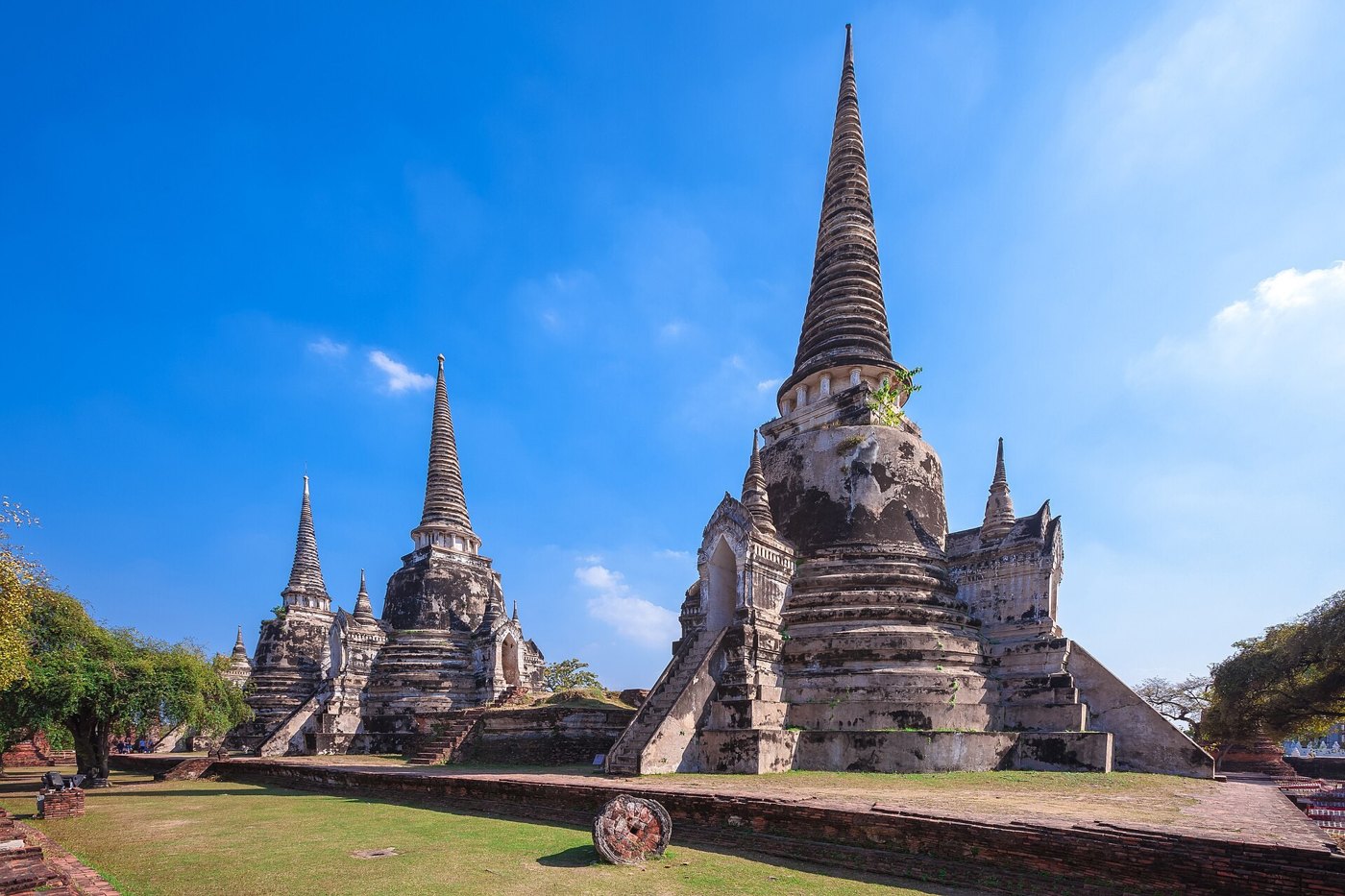 เจดีย์ทรงระฆัง 3 องค์ วัดพระศรีสรรเพชญ์ อยุธยา